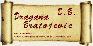 Dragana Bratojević vizit kartica